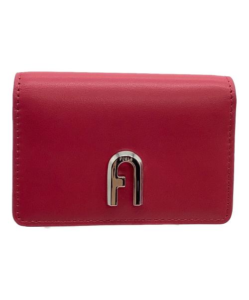 FURLA（フルラ）FURLA (フルラ) カードケース  MOON ショッキングピンクの古着・服飾アイテム