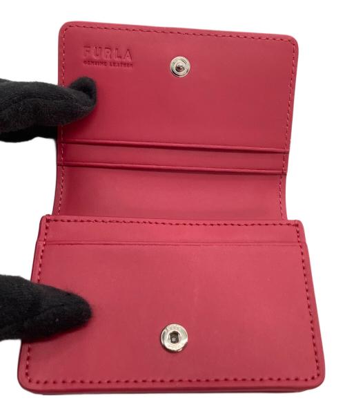 FURLA（フルラ）FURLA (フルラ) カードケース  MOON ショッキングピンクの古着・服飾アイテム