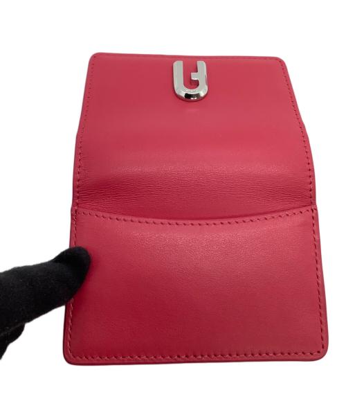 FURLA（フルラ）FURLA (フルラ) カードケース  MOON ショッキングピンクの古着・服飾アイテム