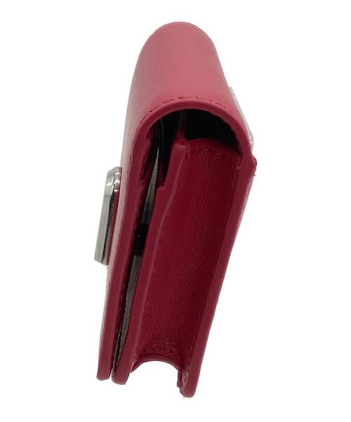 FURLA（フルラ）FURLA (フルラ) カードケース  MOON ショッキングピンクの古着・服飾アイテム
