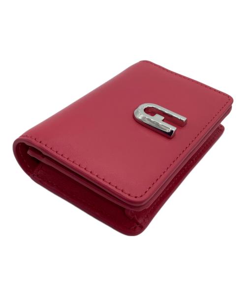 FURLA（フルラ）FURLA (フルラ) カードケース  MOON ショッキングピンクの古着・服飾アイテム