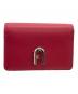 FURLA（フルラ）の古着「カードケース  MOON」｜ショッキングピンク