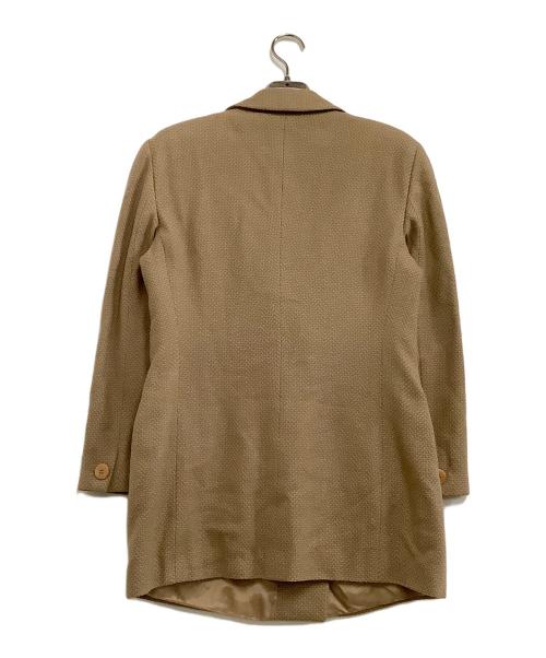 GIORGIO ARMANI（ジョルジオアルマーニ）GIORGIO ARMANI (ジョルジオアルマーニ) カシミヤ混ジャケット ベージュ サイズ:38の古着・服飾アイテム