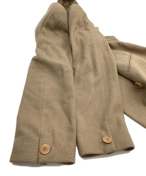 GIORGIO ARMANI（ジョルジオアルマーニ）GIORGIO ARMANI (ジョルジオアルマーニ) カシミヤ混ジャケット ベージュ サイズ:38の古着・服飾アイテム