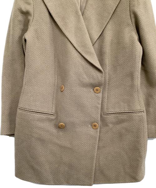 GIORGIO ARMANI（ジョルジオアルマーニ）GIORGIO ARMANI (ジョルジオアルマーニ) カシミヤ混ジャケット ベージュ サイズ:38の古着・服飾アイテム