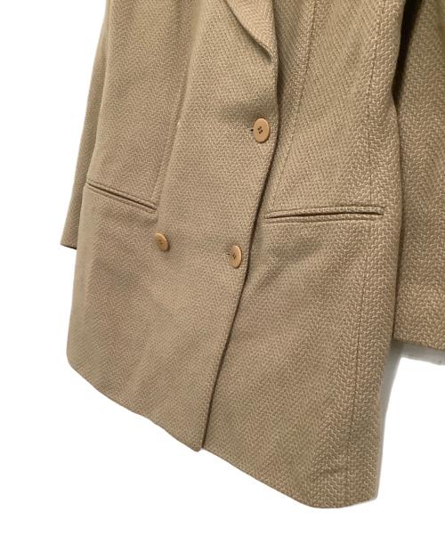 GIORGIO ARMANI（ジョルジオアルマーニ）GIORGIO ARMANI (ジョルジオアルマーニ) カシミヤ混ジャケット ベージュ サイズ:38の古着・服飾アイテム
