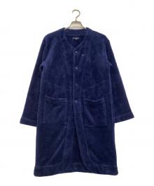 Engineered Garments（エンジニアド ガーメンツ）の古着「厚手カーディガン　Knit Long Cardigan-Poly Shaggy Fleece」｜ネイビー