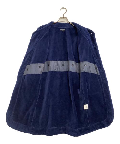 Engineered Garments（エンジニアド ガーメンツ）Engineered Garments (エンジニアド ガーメンツ) 厚手カーディガン　Knit Long Cardigan-Poly Shaggy Fleece ネイビー サイズ:XXSの古着・服飾アイテム