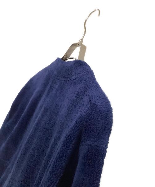 Engineered Garments（エンジニアド ガーメンツ）Engineered Garments (エンジニアド ガーメンツ) 厚手カーディガン　Knit Long Cardigan-Poly Shaggy Fleece ネイビー サイズ:XXSの古着・服飾アイテム