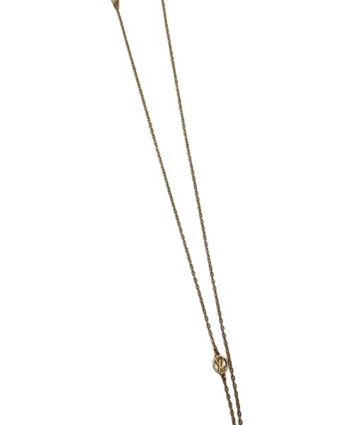 LOUIS VUITTON（ルイ ヴィトン）LOUIS VUITTON (ルイ ヴィトン) ネックレス　ナノグラム ゴールド×シルバーの古着・服飾アイテム