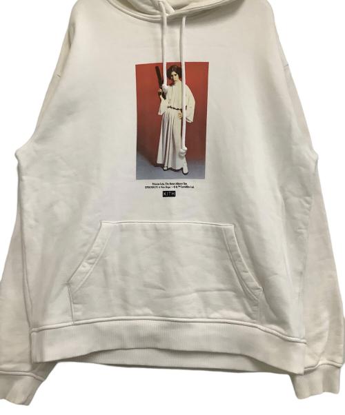 KITH（キス）KITH (キス) STAR WARS (スターウォーズ) パーカー ホワイト サイズ:Lの古着・服飾アイテム