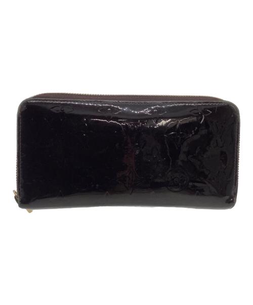 LOUIS VUITTON（ルイ ヴィトン）LOUIS VUITTON (ルイ ヴィトン) ラウンドファスナー財布　ヴェルニ　ジッピー ウォレット アマラントの古着・服飾アイテム