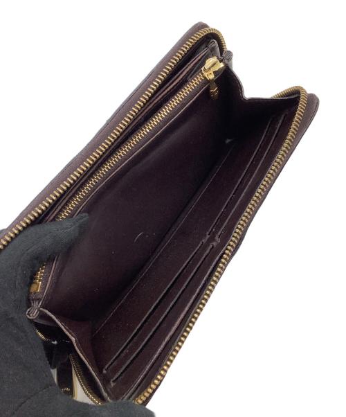 LOUIS VUITTON（ルイ ヴィトン）LOUIS VUITTON (ルイ ヴィトン) ラウンドファスナー財布　ヴェルニ　ジッピー ウォレット アマラントの古着・服飾アイテム