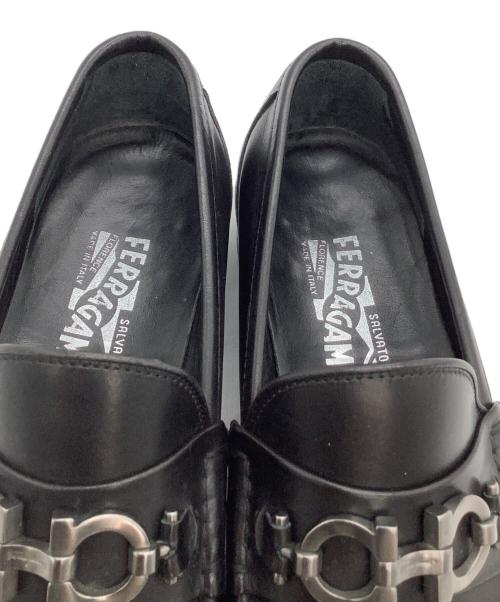 Salvatore Ferragamo（サルヴァトーレ フェラガモ）Salvatore Ferragamo (サルヴァトーレ フェラガモ) ビットローファー ブラック サイズ:81/2の古着・服飾アイテム