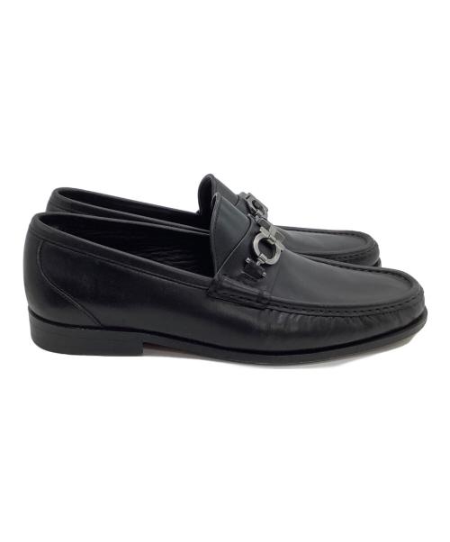 Salvatore Ferragamo（サルヴァトーレ フェラガモ）Salvatore Ferragamo (サルヴァトーレ フェラガモ) ビットローファー ブラック サイズ:81/2の古着・服飾アイテム