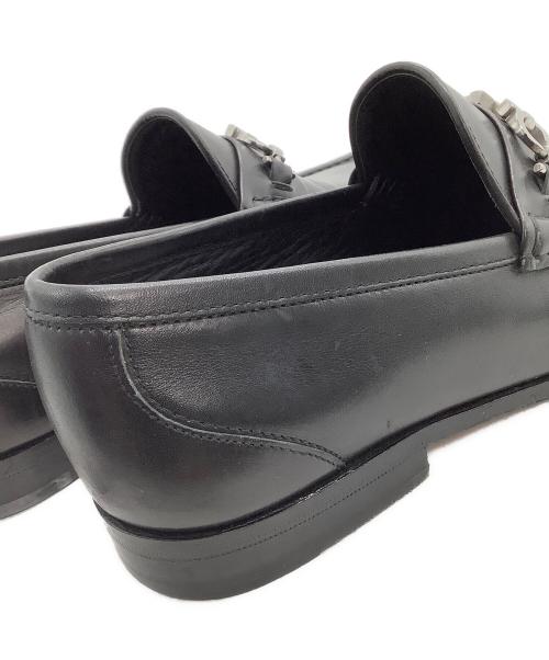 Salvatore Ferragamo（サルヴァトーレ フェラガモ）Salvatore Ferragamo (サルヴァトーレ フェラガモ) ビットローファー ブラック サイズ:81/2の古着・服飾アイテム