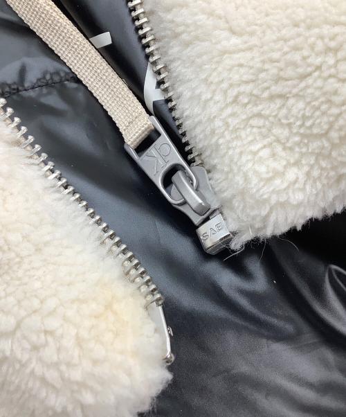 Calvin Klein Jeans（カルバンクラインジーンズ）Calvin Klein Jeans (カルバンクラインジーンズ) バックロゴボアジャケット ベージュ サイズ:Lの古着・服飾アイテム