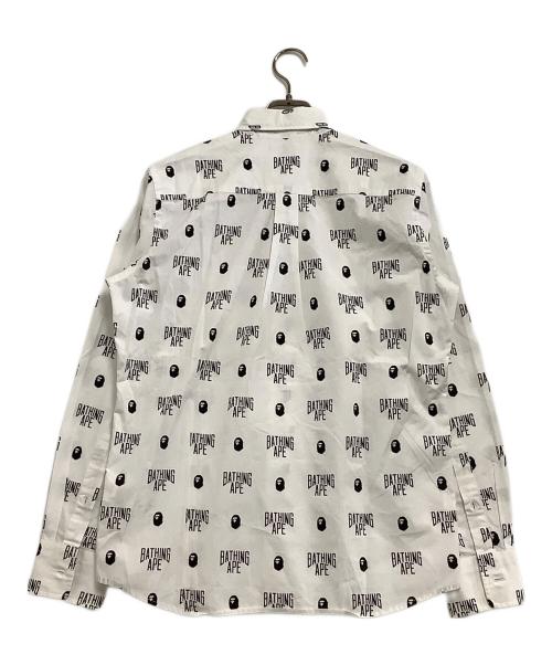 A BATHING APE（アベイシングエイプ）A BATHING APE (アベイシングエイプ) 長袖シャツ ホワイト サイズ:Sの古着・服飾アイテム