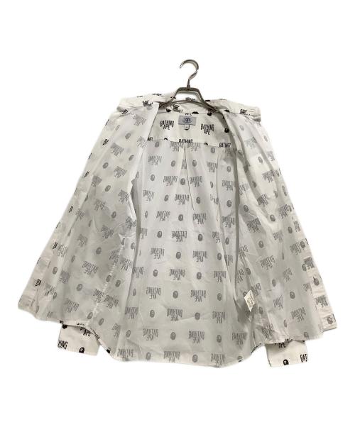 A BATHING APE（アベイシングエイプ）A BATHING APE (アベイシングエイプ) 長袖シャツ ホワイト サイズ:Sの古着・服飾アイテム
