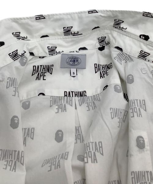 A BATHING APE（アベイシングエイプ）A BATHING APE (アベイシングエイプ) 長袖シャツ ホワイト サイズ:Sの古着・服飾アイテム
