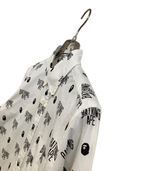 A BATHING APE（アベイシングエイプ）A BATHING APE (アベイシングエイプ) 長袖シャツ ホワイト サイズ:Sの古着・服飾アイテム
