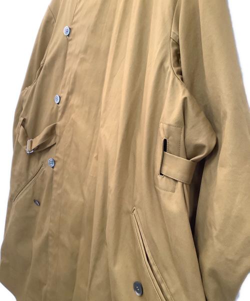 01u10（ゼロイチユーイチゼロ）01u10 (ゼロイチユーイチゼロ) トレンチコート ブラウン サイズ:freeの古着・服飾アイテム