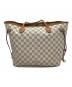 LOUIS VUITTON (ルイ ヴィトン) トートバッグ ダミエ・アズール ネヴァーフルMM：77000円