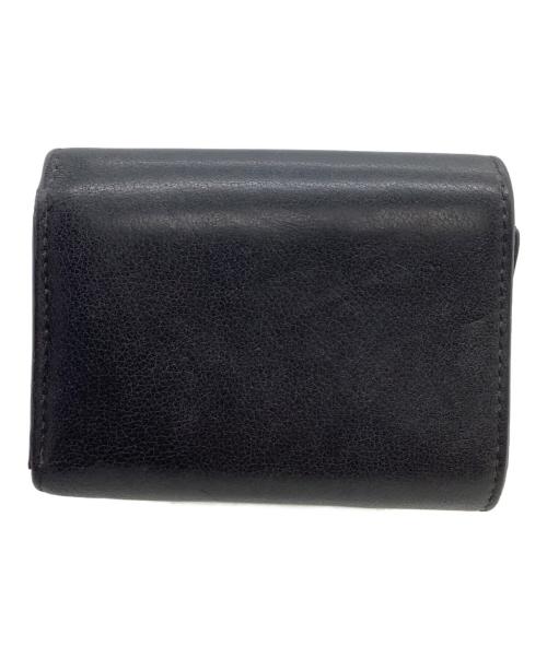 LOUIS VUITTON（ルイ ヴィトン）LOUIS VUITTON (ルイ ヴィトン) 3つ折り財布　ポルトフォイユマイロックミーコンパクト ブラックの古着・服飾アイテム