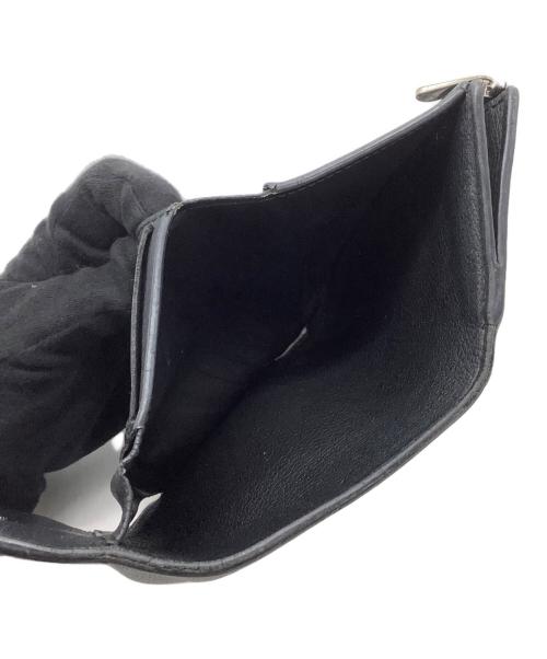 LOUIS VUITTON（ルイ ヴィトン）LOUIS VUITTON (ルイ ヴィトン) 3つ折り財布　ポルトフォイユマイロックミーコンパクト ブラックの古着・服飾アイテム