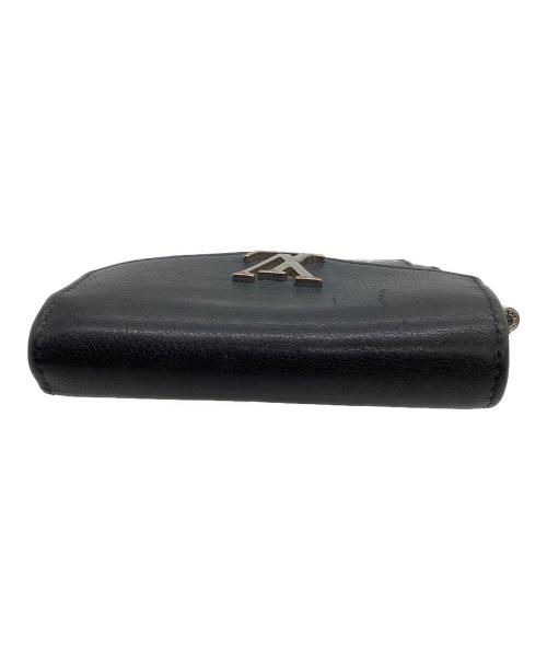 LOUIS VUITTON（ルイ ヴィトン）LOUIS VUITTON (ルイ ヴィトン) 3つ折り財布　ポルトフォイユマイロックミーコンパクト ブラックの古着・服飾アイテム