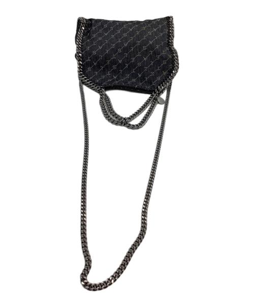 STELLA McCARTNEY（ステラマッカートニー）STELLA McCARTNEY (ステラマッカートニー) チェーンショルダーバッグ　デニム　総柄　 グレーの古着・服飾アイテム