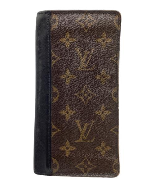 LOUIS VUITTON（ルイ ヴィトン）LOUIS VUITTON (ルイ ヴィトン) 長財布　モノグラム　マカサーポルトフォイユ・ブラザ ブラウンの古着・服飾アイテム