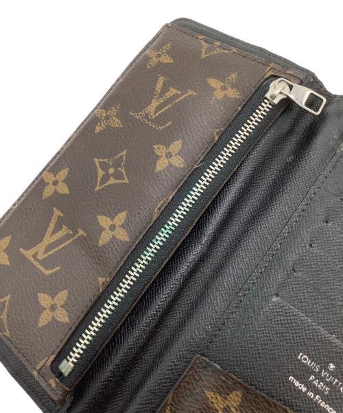 LOUIS VUITTON（ルイ ヴィトン）LOUIS VUITTON (ルイ ヴィトン) 長財布　モノグラム　マカサーポルトフォイユ・ブラザ ブラウンの古着・服飾アイテム