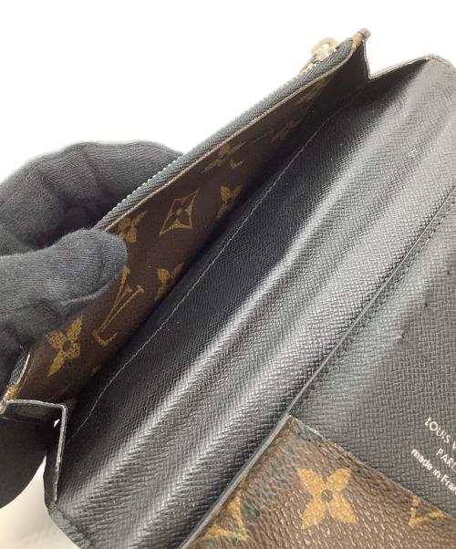 LOUIS VUITTON（ルイ ヴィトン）LOUIS VUITTON (ルイ ヴィトン) 長財布　モノグラム　マカサーポルトフォイユ・ブラザ ブラウンの古着・服飾アイテム