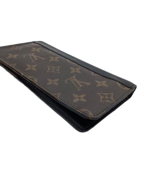 LOUIS VUITTON（ルイ ヴィトン）LOUIS VUITTON (ルイ ヴィトン) 長財布　モノグラム　マカサーポルトフォイユ・ブラザ ブラウンの古着・服飾アイテム