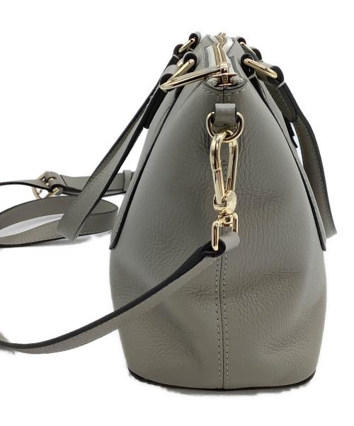 FURLA（フルラ）FURLA (フルラ) 2WAYショルダーバッグ DAFNE SATCHEL ライトグレーの古着・服飾アイテム