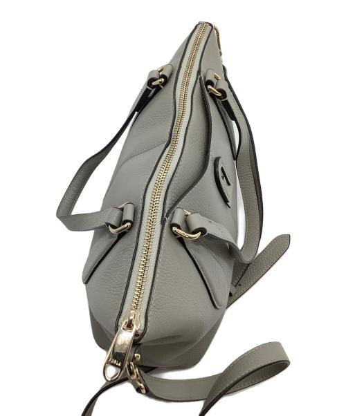 FURLA（フルラ）FURLA (フルラ) 2WAYショルダーバッグ DAFNE SATCHEL ライトグレーの古着・服飾アイテム