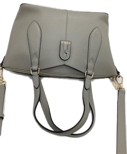 FURLA（フルラ）FURLA (フルラ) 2WAYショルダーバッグ DAFNE SATCHEL ライトグレーの古着・服飾アイテム