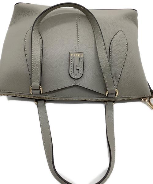 FURLA（フルラ）FURLA (フルラ) 2WAYショルダーバッグ DAFNE SATCHEL ライトグレーの古着・服飾アイテム