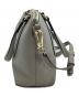 中古・古着 FURLA (フルラ) 2WAYショルダーバッグ DAFNE SATCHEL ライトグレー：15000円