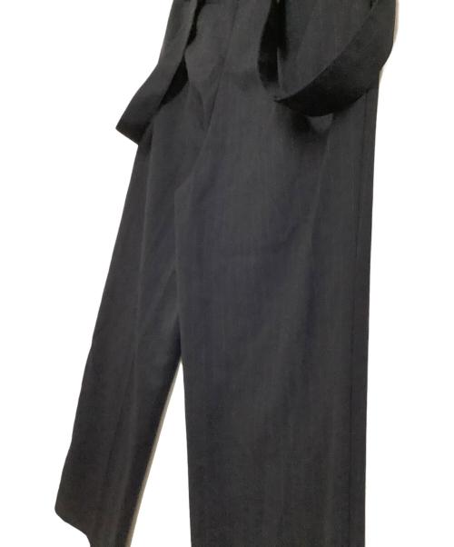 cygne（シーニュ）cygne (シーニュ) サスペンダーパンツ ネイビー サイズ:1の古着・服飾アイテム