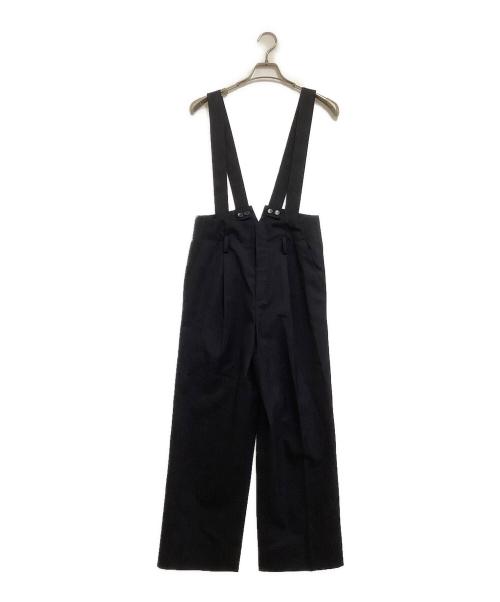 cygne（シーニュ）cygne (シーニュ) サスペンダーパンツ ネイビー サイズ:1の古着・服飾アイテム