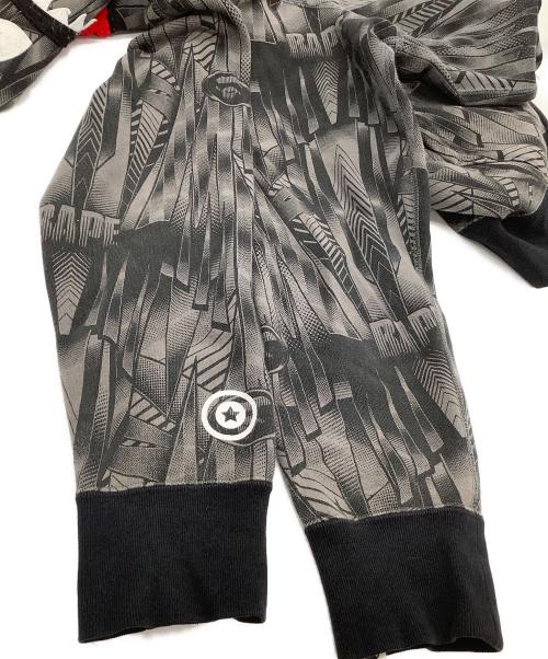 A BATHING APE（アベイシングエイプ）A BATHING APE (アベイシングエイプ) ジップパーカー　SPEED RACER SHARK FULL ZIP HOODIE グレー サイズ:Lの古着・服飾アイテム