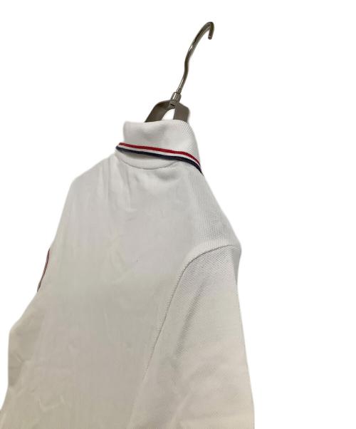 MONCLER（モンクレール）MONCLER (モンクレール) 半袖ポロシャツ ホワイト サイズ:Sの古着・服飾アイテム