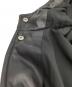 中古・古着 ARMANI EXCHANGE (アルマーニ エクスチェンジ) レザーライクキルティングブルゾン ブラック サイズ:L：35000円