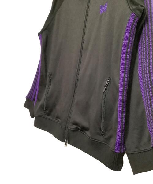 Needles（ニードルズ）Needles (ニードルズ) トラックジャケット ブラック×パープル サイズ:Mの古着・服飾アイテム