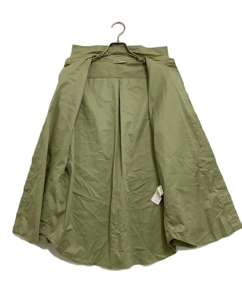 AURALEE（オーラリー）AURALEE (オーラリー) 長袖シャツ グリーン サイズ:4の古着・服飾アイテム