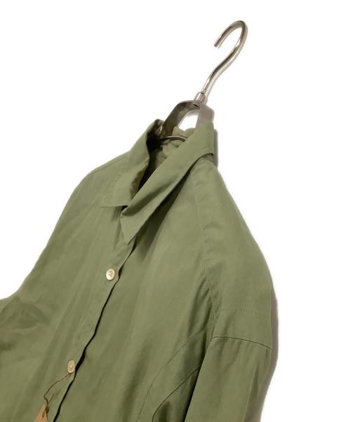 AURALEE（オーラリー）AURALEE (オーラリー) 長袖シャツ グリーン サイズ:4の古着・服飾アイテム