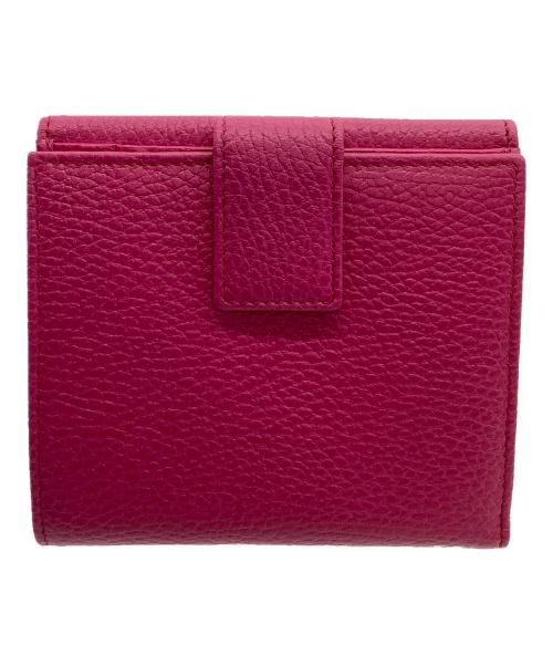 GUCCI（グッチ）GUCCI (グッチ) 3つ折り財布 	スウィング ピンクの古着・服飾アイテム