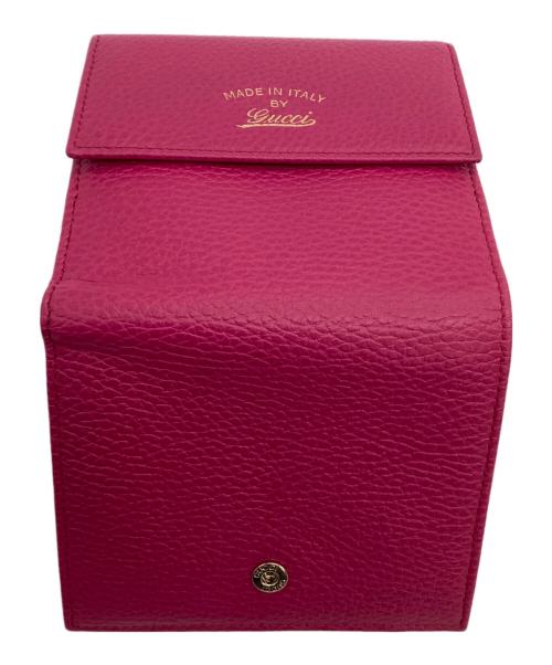 GUCCI（グッチ）GUCCI (グッチ) 3つ折り財布 	スウィング ピンクの古着・服飾アイテム